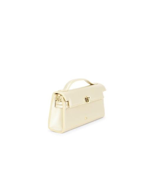 JW PEI White Bria Structured Top Handle Bag