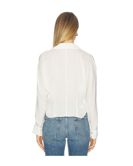 Hevron White Regine Top