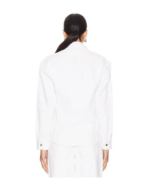 FRAME White The Sculpted Shirt