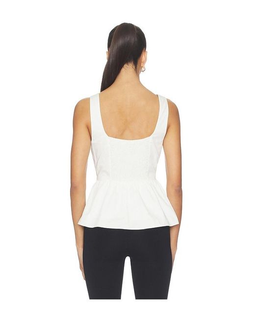 Elodie the Label White Halen Top
