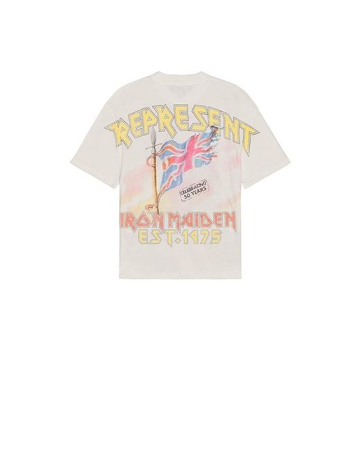 Represent T-Shirt Mit Ross-Print Iron Maiden in White für Herren