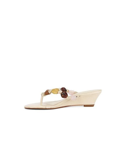 SCHUTZ SHOES White X Revolve Saphire Wedge Sandal