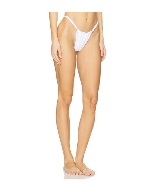 superdown White Chiara Bikini Bottom