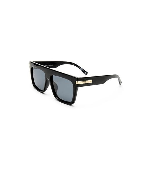 Le Specs Black Offside Sunglasses