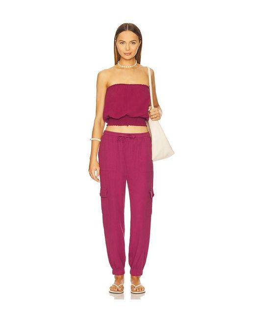 Bobi Red Jogger Pants