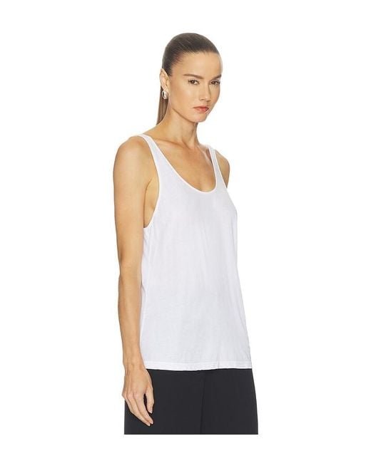 Cotton Citizen White The Mykonos Relaxed Tank