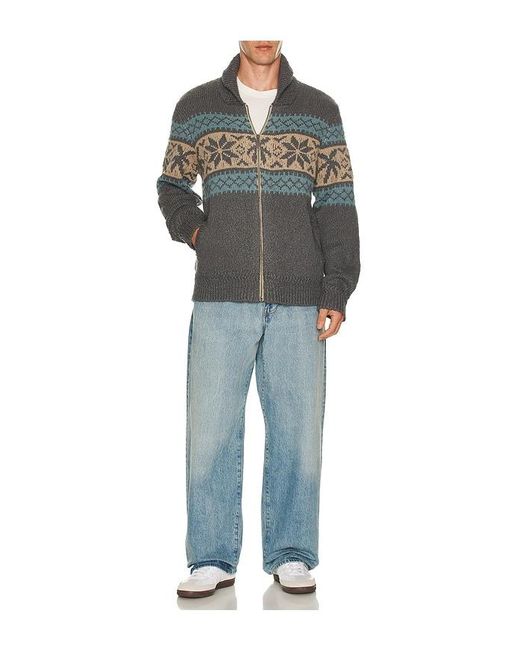 Faherty Brand Multicolor Surf To Snow Zip Cardigan for men