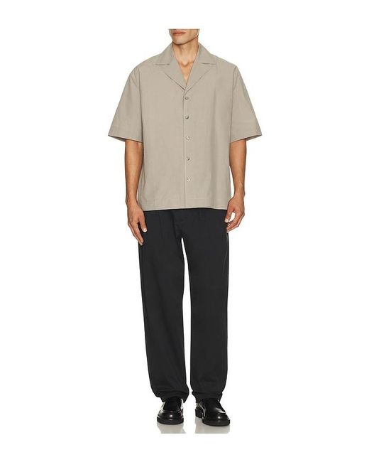 Rag & Bone Black Baggy Pleated Chino Pants for men
