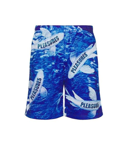 Pleasures Mesh-Shorts Koi in Blue für Herren