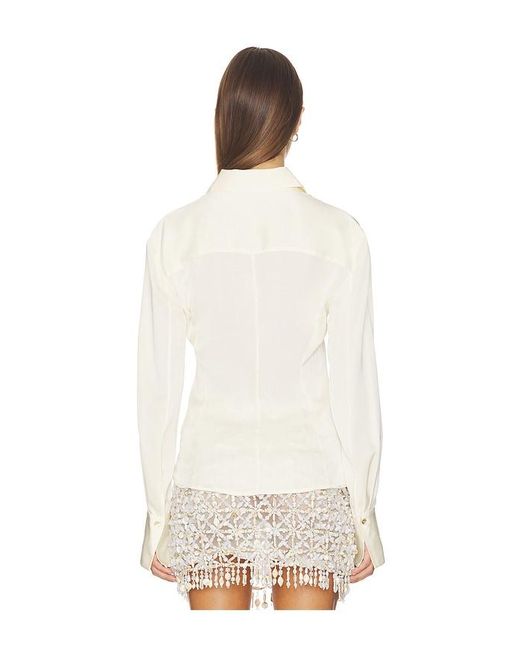 Cult Gaia White Cynara Top
