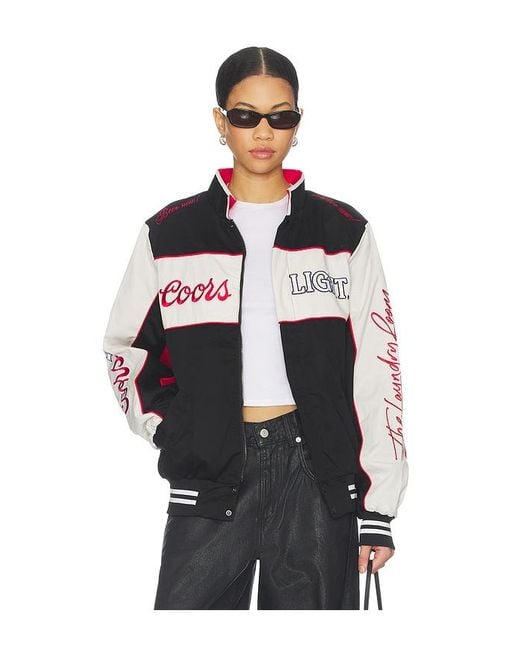 The Laundry Room Black Coors Light Official Tm Racing Jacket