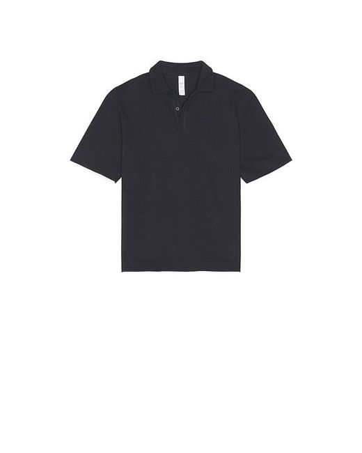 Rhone Black Seaside Terry Polo for men