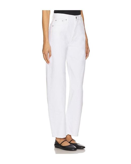 Pistola White Wes High Rise Barrel Jeans