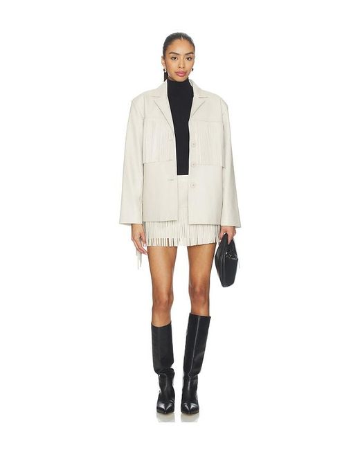 Lamarque White Rianne Jacket