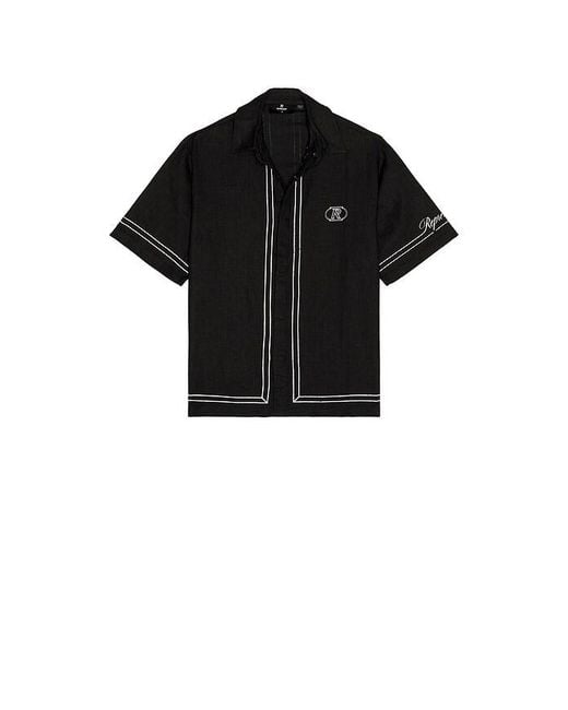 Represent Black Border Shirt for men