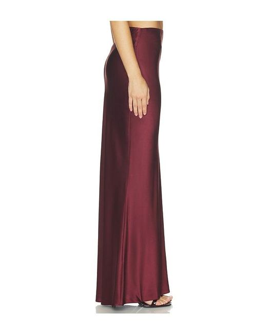 The Sei Red Bias Maxi Skirt