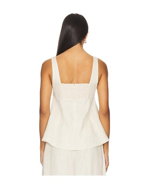 Faithfull The Brand White Ellie Top