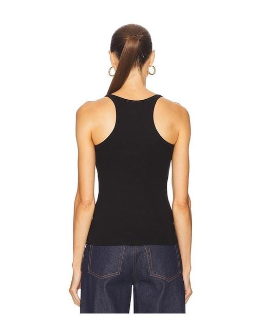 GRLFRND Black Slim Racer Tank