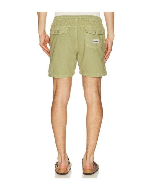 Critical Slide Green All Day Canvas Walkshort for men