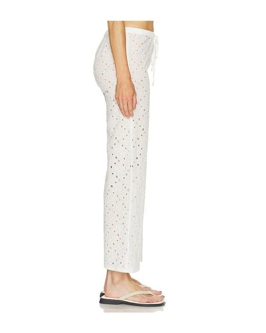 Bobi White Beach Pant