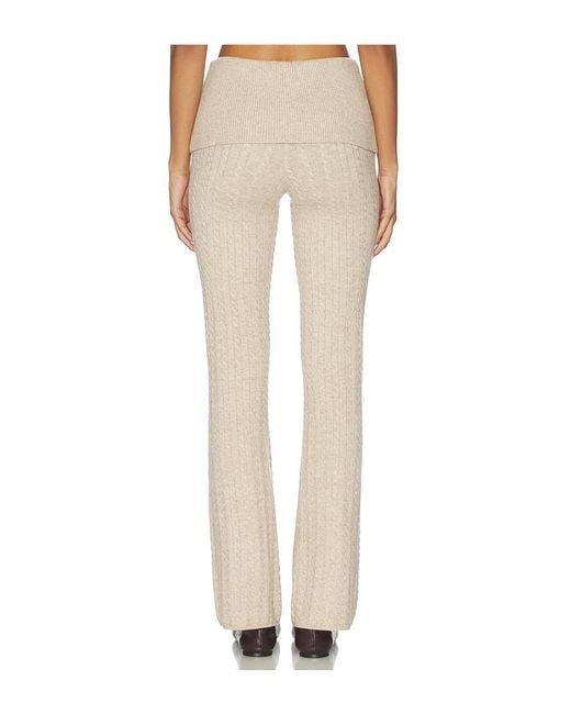 Lovers + Friends Natural Paulina Lounge Knit Pant