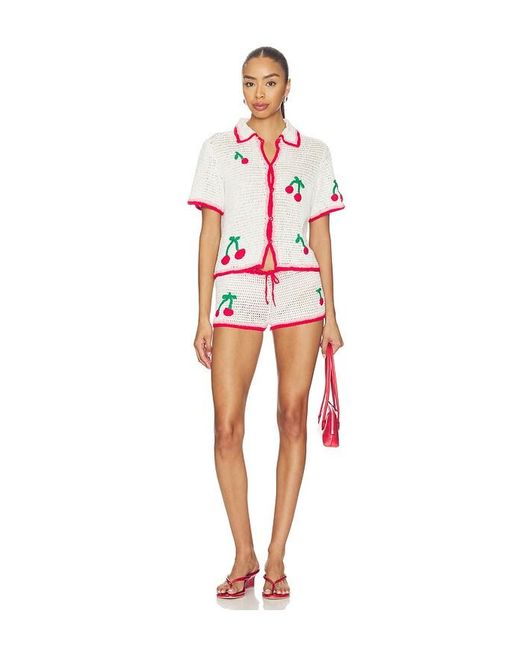 Leslie Amon Blue Shorts Ruby
