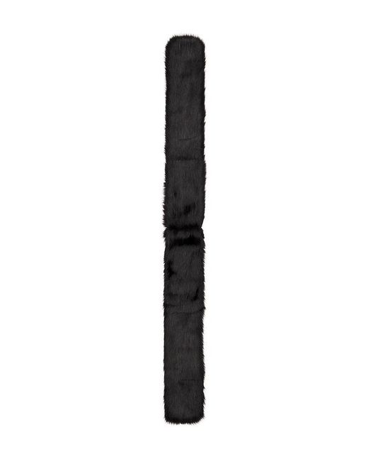 Unreal Fur Black West End Scarf for men
