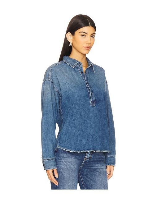Amo Denim Carole シャツ Blue