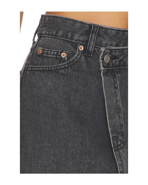 Dr. Denim Black Renay Skirt