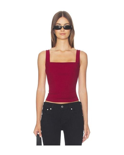 Miaou Red Luna Top