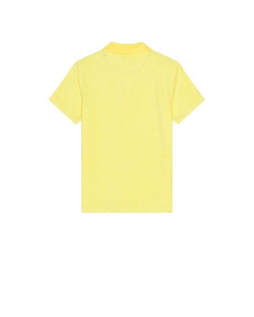 Original Penguin Yellow Terry Collar Polo for men