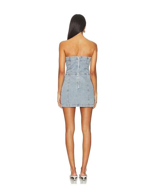Amanda Uprichard Blue Scorpio Skort Romper
