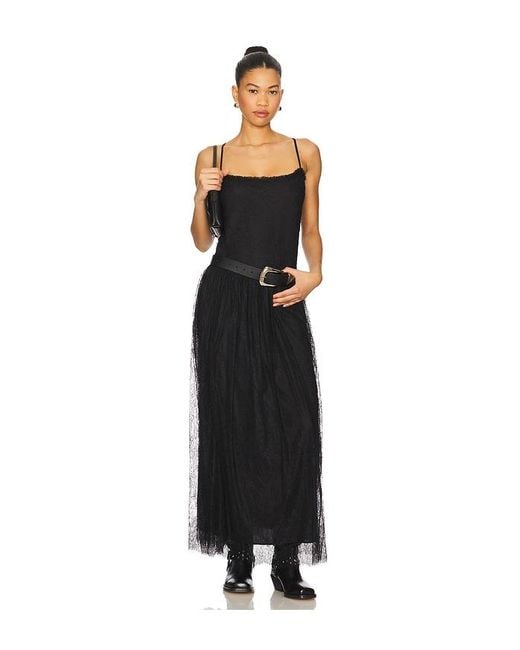 House of Harlow 1960 Black X Revolve Ina Maxi Dress