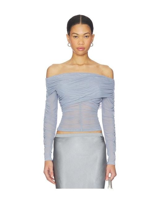 Steve Madden Blue Viktoria Top