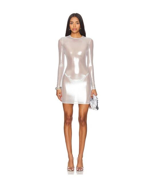 SUBSURFACE White X Revolve Long Sleeve Liquid Mini