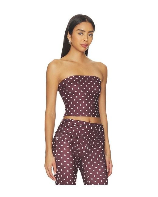 Tiger Mist Multicolor Vali Polka Dot Top