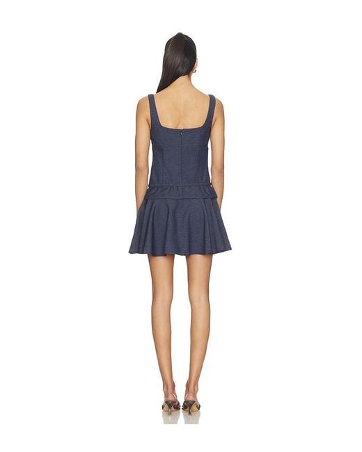 SOVERE Blue Aven Mini Dress