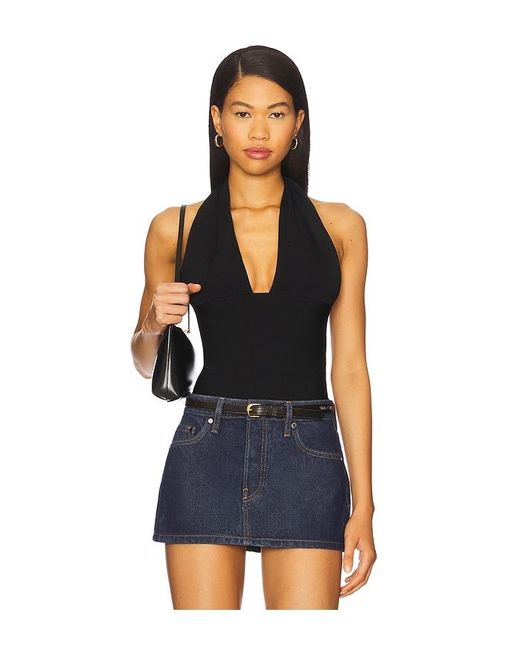 WeWoreWhat Blue Knit Halter Top