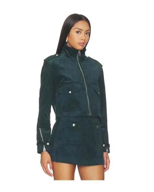 Blank NYC Green Cropped Jacket