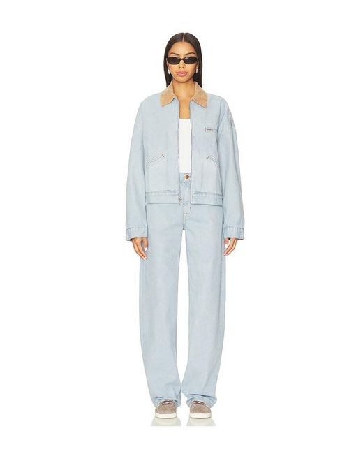 SLVRLAKE Denim Blue Cassie Wide Leg Jeans