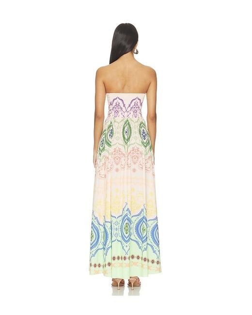 MISA Los Angles White Maddie Maxi Dress