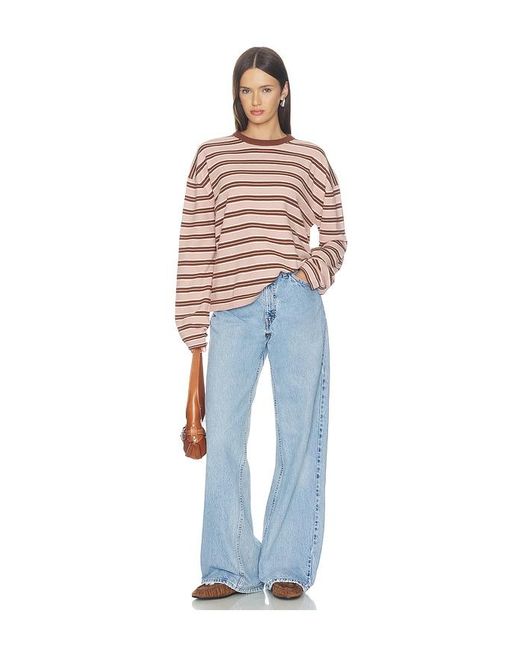 Lovers + Friends Multicolor Amalia Crew Neck Sweater