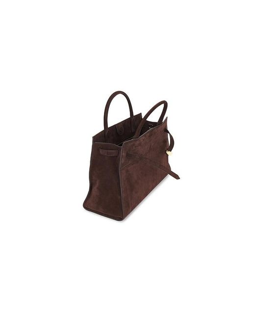 Veronica Beard Brown Large Suede Dash Bag