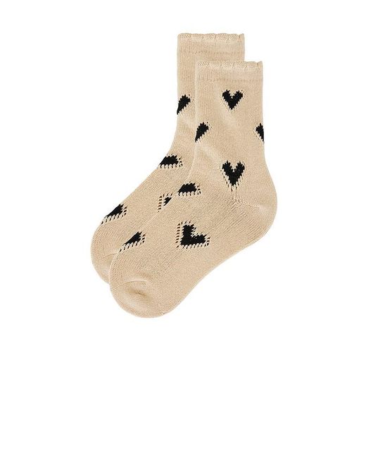 Free People White Cupids Bow Sock