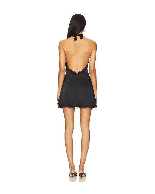 Lioness Black Stars Align Mini Dress