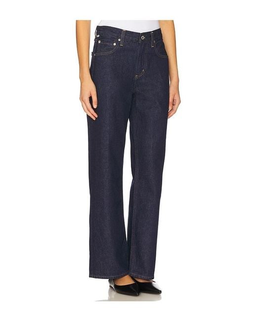 Citizens of Humanity Blue Lindz Low Rise Easy Straight Jeans