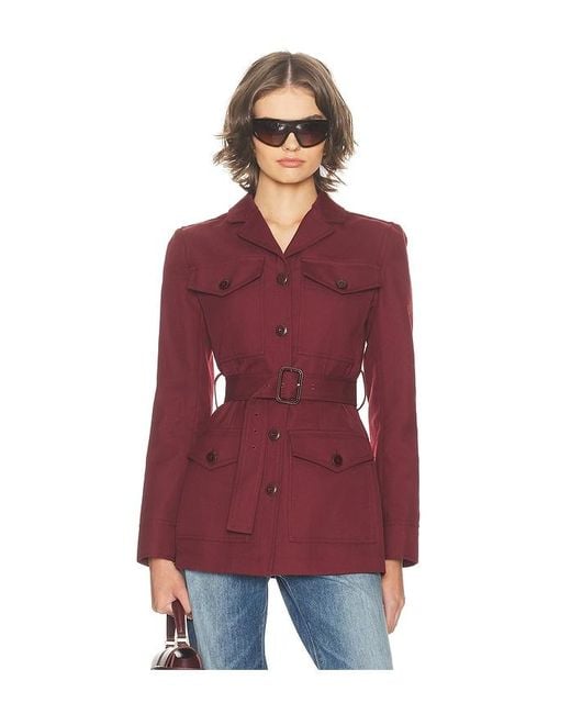 Helsa Purple The Leisure Suit Jacket