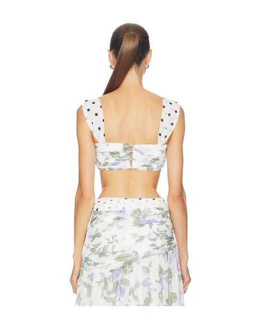Sonya Moda White India Top With Scarf