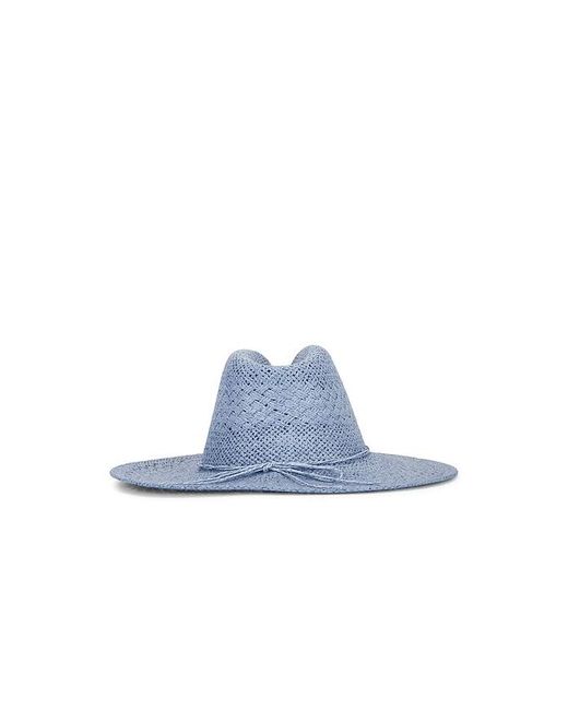 Lovers + Friends Blue Idel Wide Brim Hat