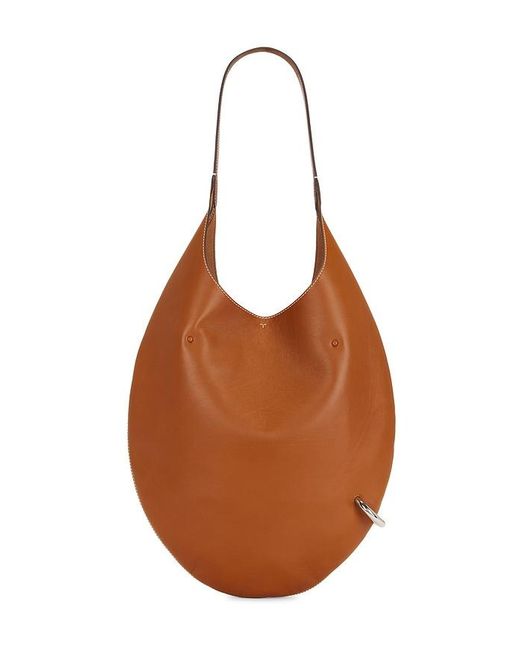 Tory Burch Brown Pierced Soft Bag